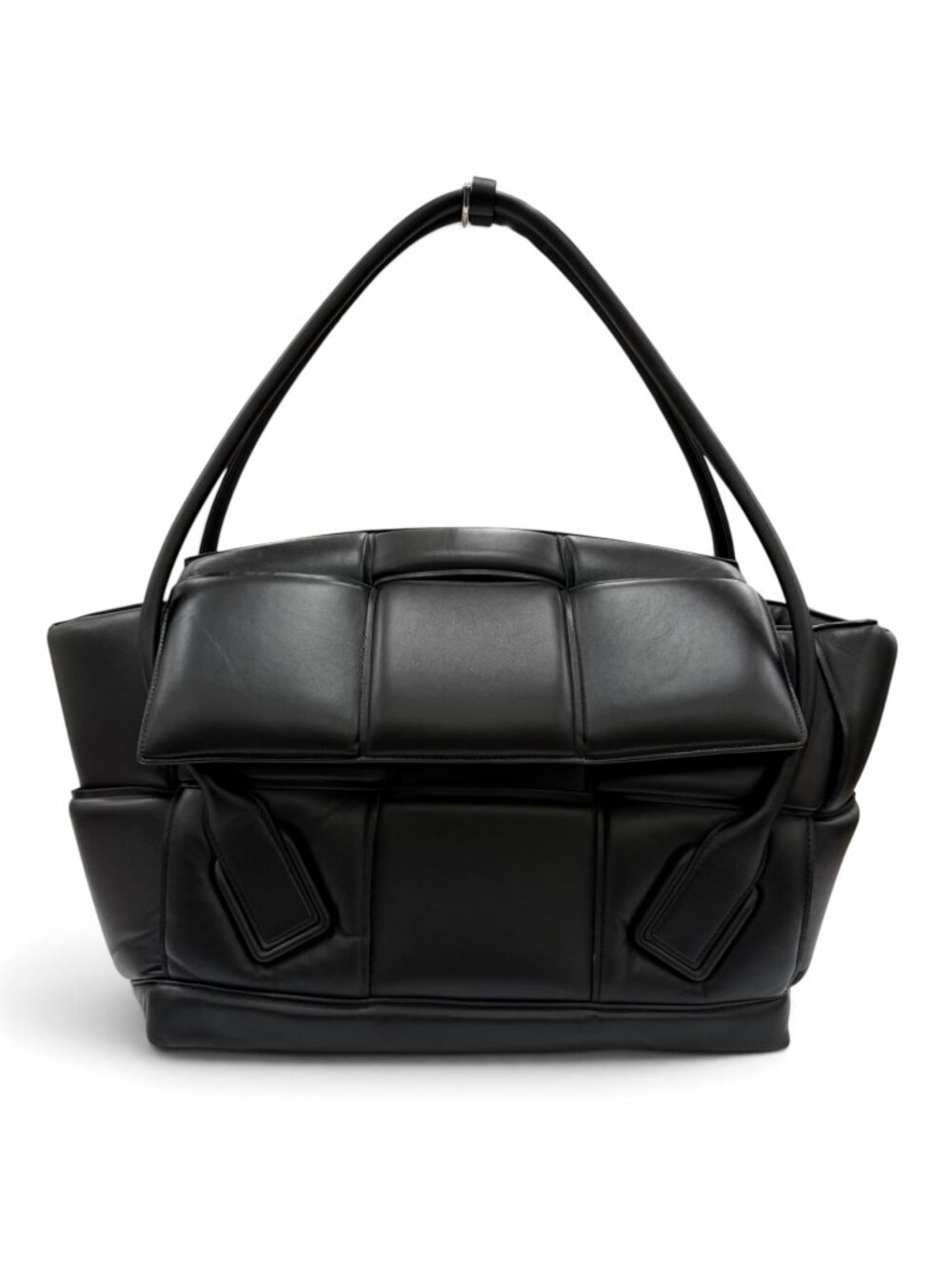 Bottega Veneta Padded Large Arco Handbag Leather Black